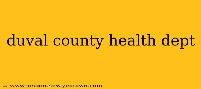 duval county health dept