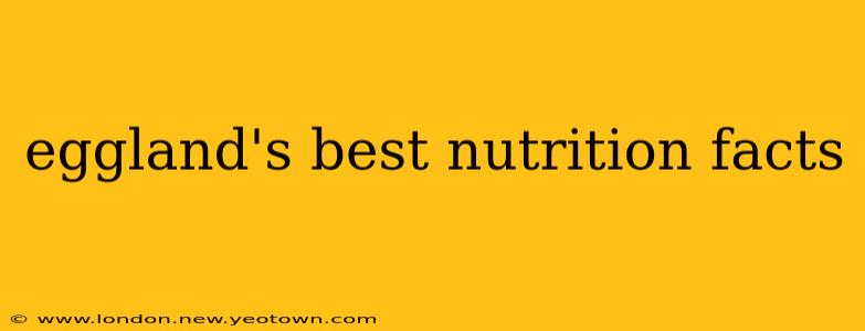 eggland's best nutrition facts