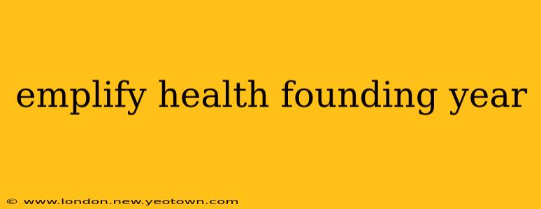 emplify health founding year