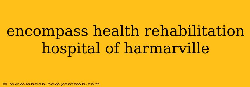 encompass health rehabilitation hospital of harmarville