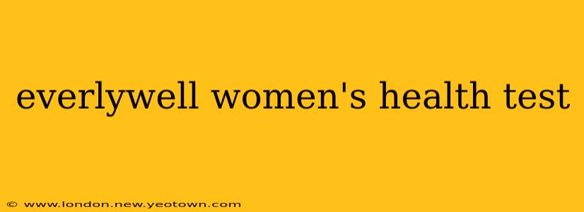 everlywell women's health test