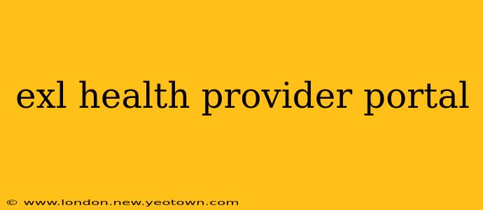 exl health provider portal