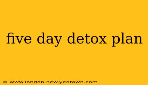 five day detox plan