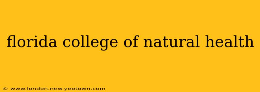 florida college of natural health