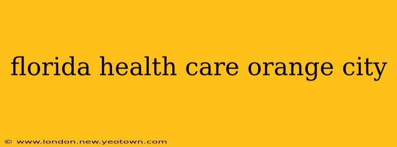 florida health care orange city