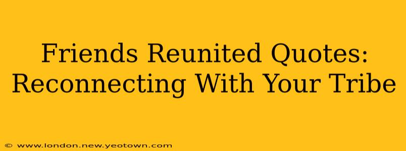 Friends Reunited Quotes: Reconnecting With Your Tribe