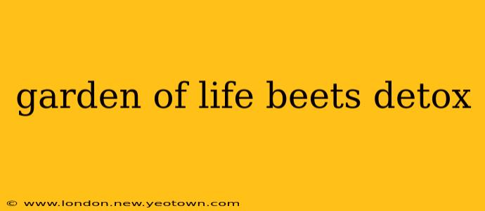 garden of life beets detox