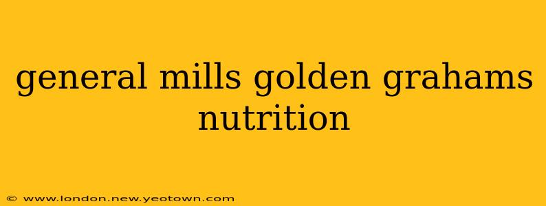 general mills golden grahams nutrition