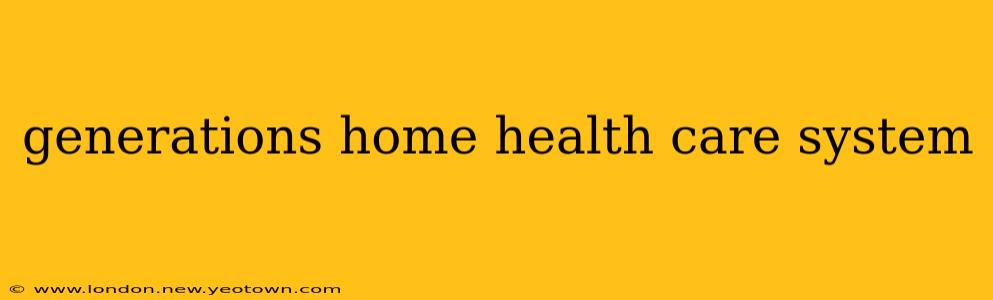 generations home health care system