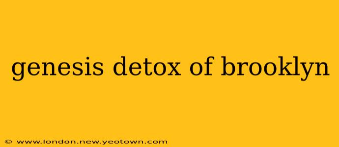 genesis detox of brooklyn