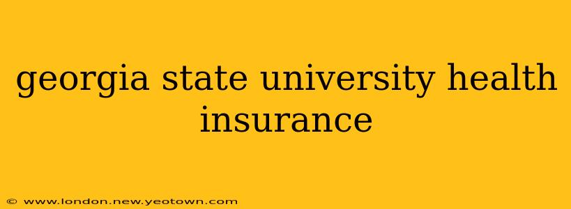 georgia state university health insurance