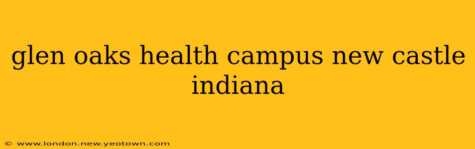 glen oaks health campus new castle indiana