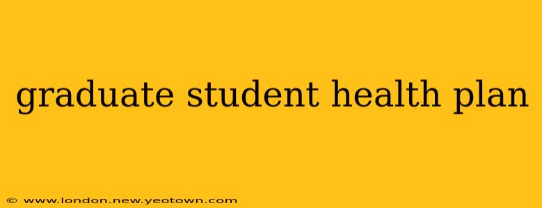 graduate student health plan