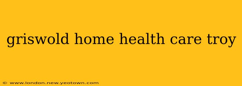 griswold home health care troy