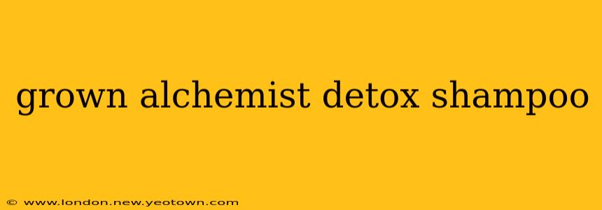 grown alchemist detox shampoo