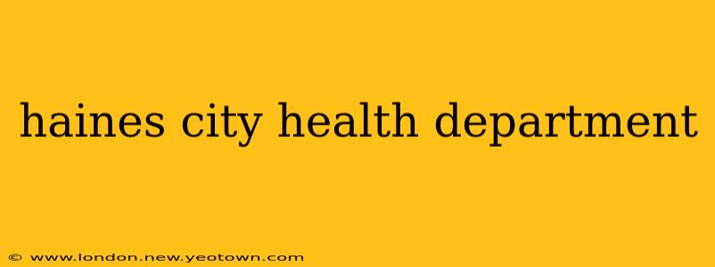 haines city health department