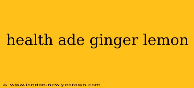 health ade ginger lemon