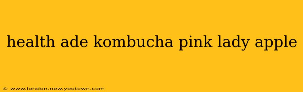 health ade kombucha pink lady apple