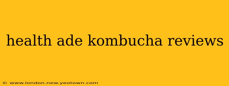 health ade kombucha reviews