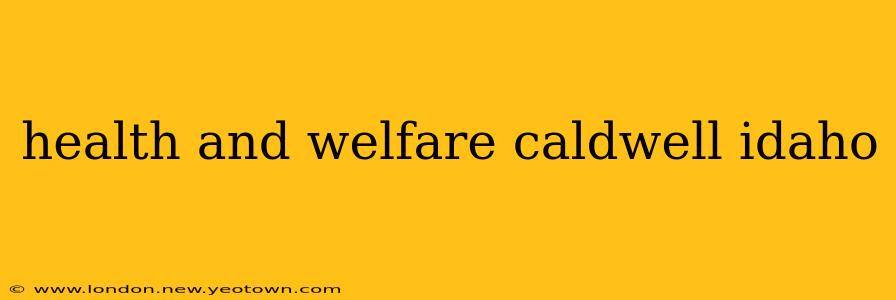 health and welfare caldwell idaho