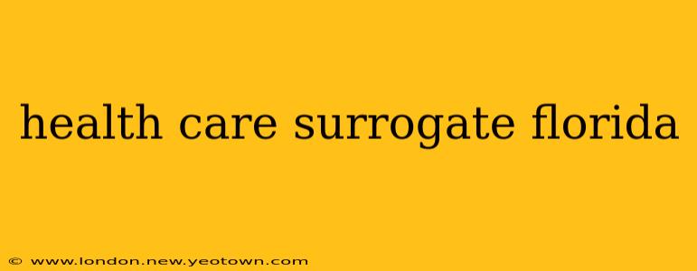 health care surrogate florida