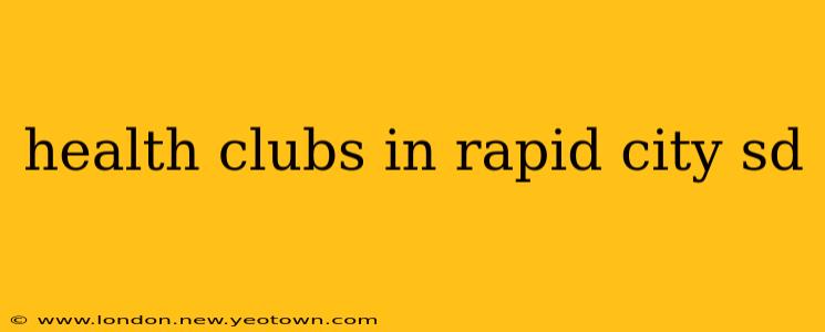 health clubs in rapid city sd