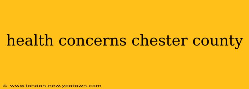 health concerns chester county
