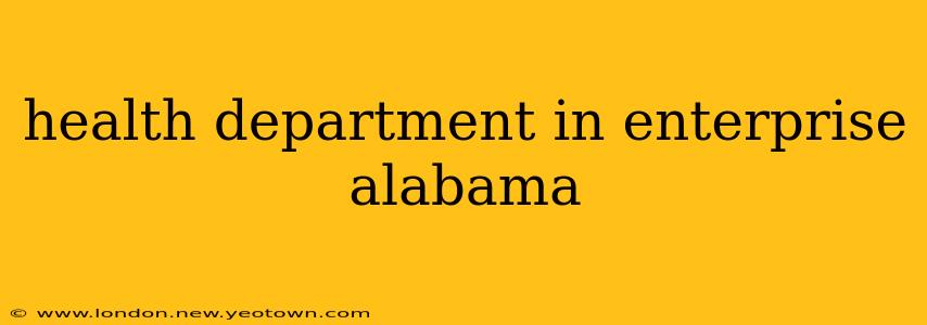 health department in enterprise alabama