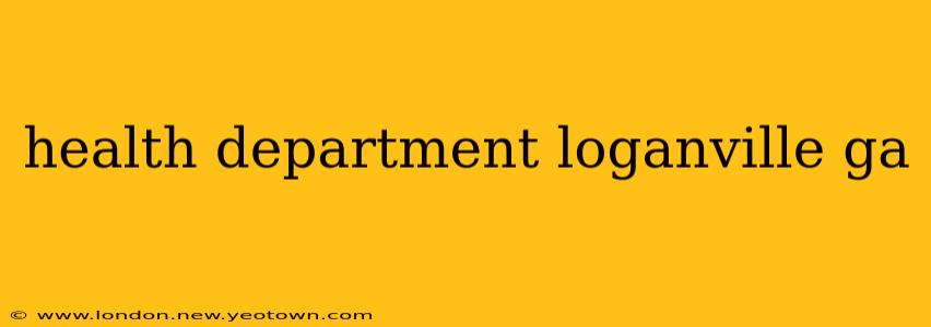 health department loganville ga