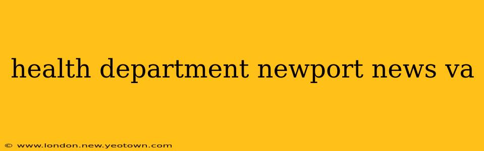 health department newport news va