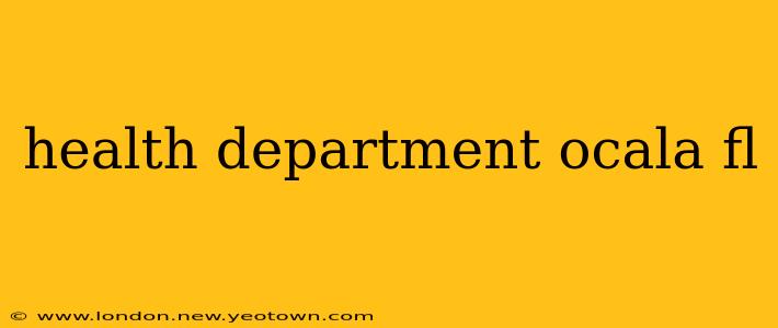 health department ocala fl