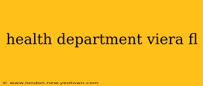 health department viera fl