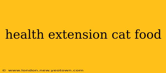 health extension cat food
