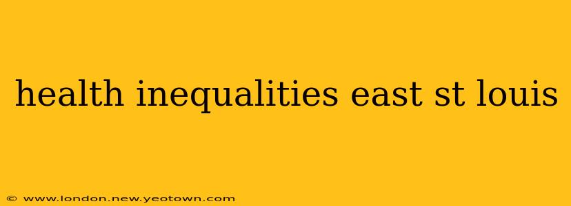 health inequalities east st louis