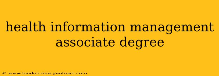 health information management associate degree