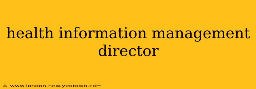 health information management director