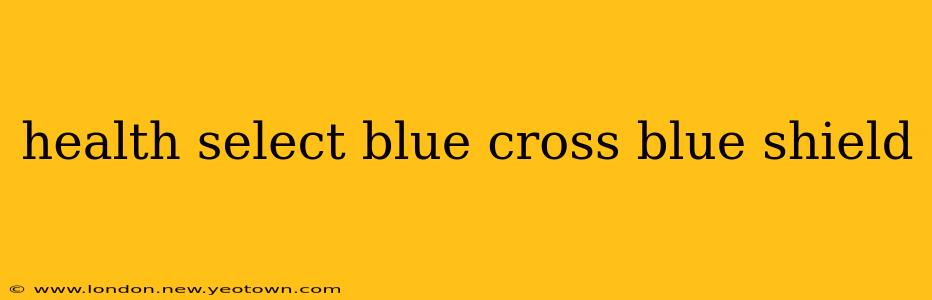 health select blue cross blue shield