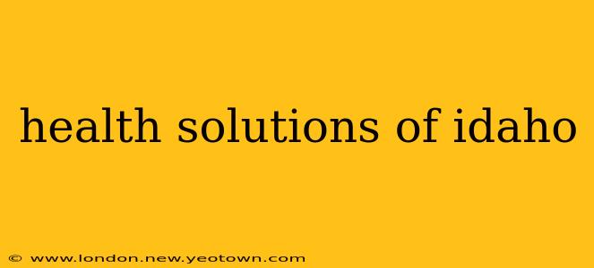 health solutions of idaho