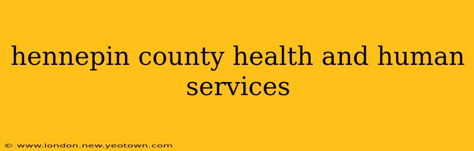 hennepin county health and human services