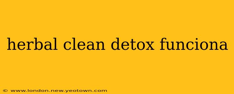 herbal clean detox funciona