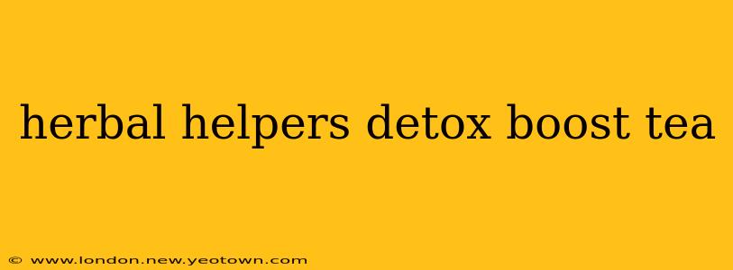 herbal helpers detox boost tea