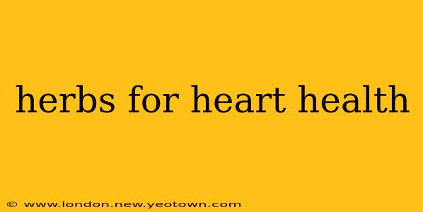 herbs for heart health