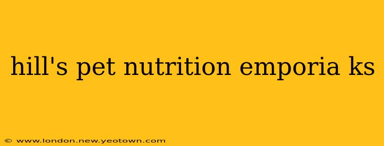 hill's pet nutrition emporia ks