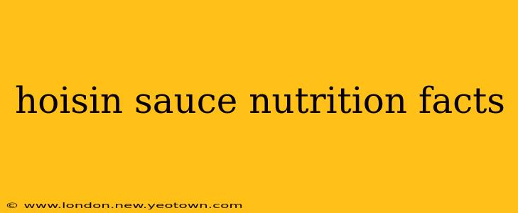 hoisin sauce nutrition facts