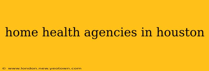 home health agencies in houston