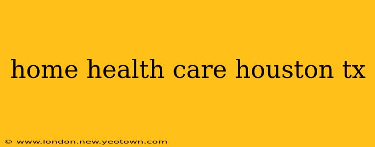 home health care houston tx