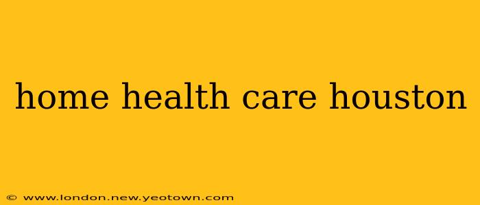 home health care houston