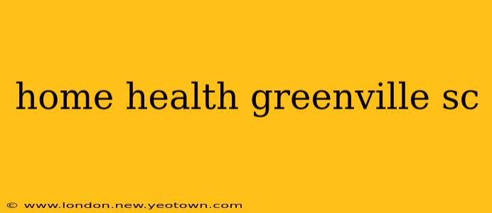 home health greenville sc