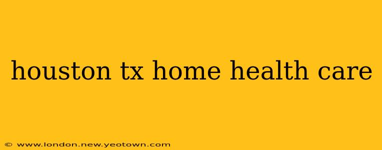 houston tx home health care