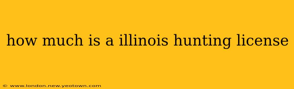how much is a illinois hunting license